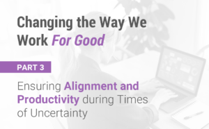 Part 3 - Ensuring alignment and Productivity